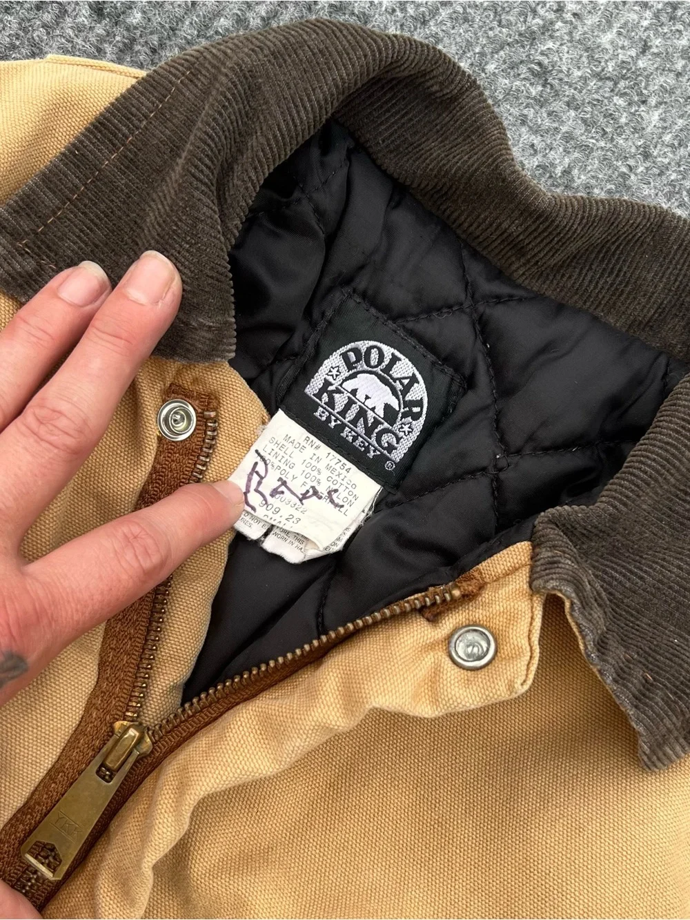 Vintage Youth Insulated Duck Canvas Coveralls